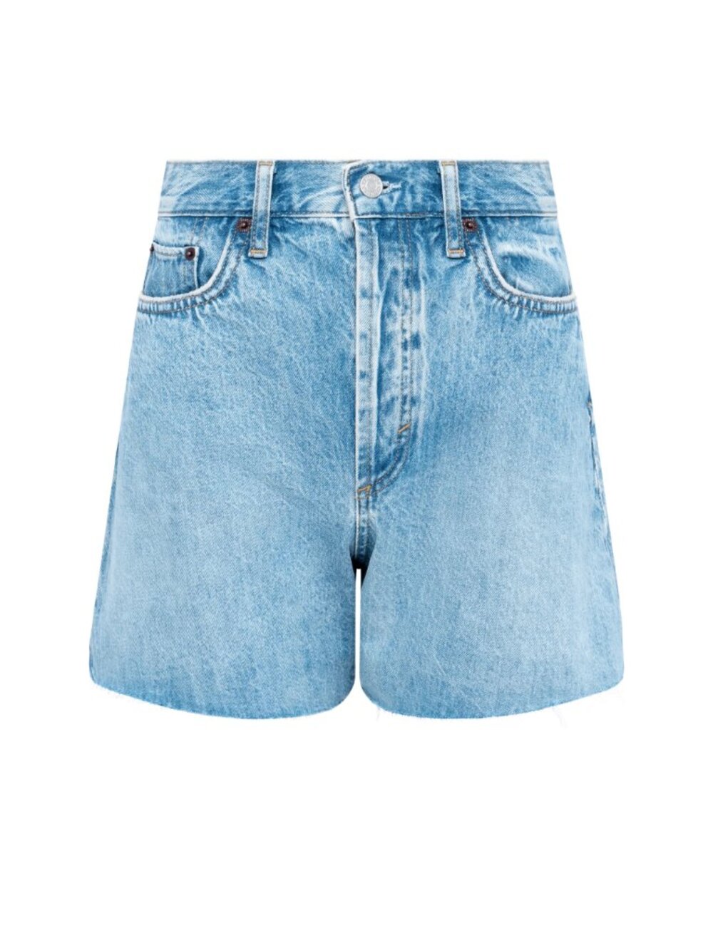 NWT Nuuds Denim Shorts Addison Wash Size 27